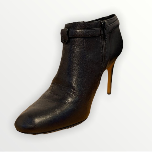 Coach Selena Brown Leather Ankle Bootie - Picture 6 of 8